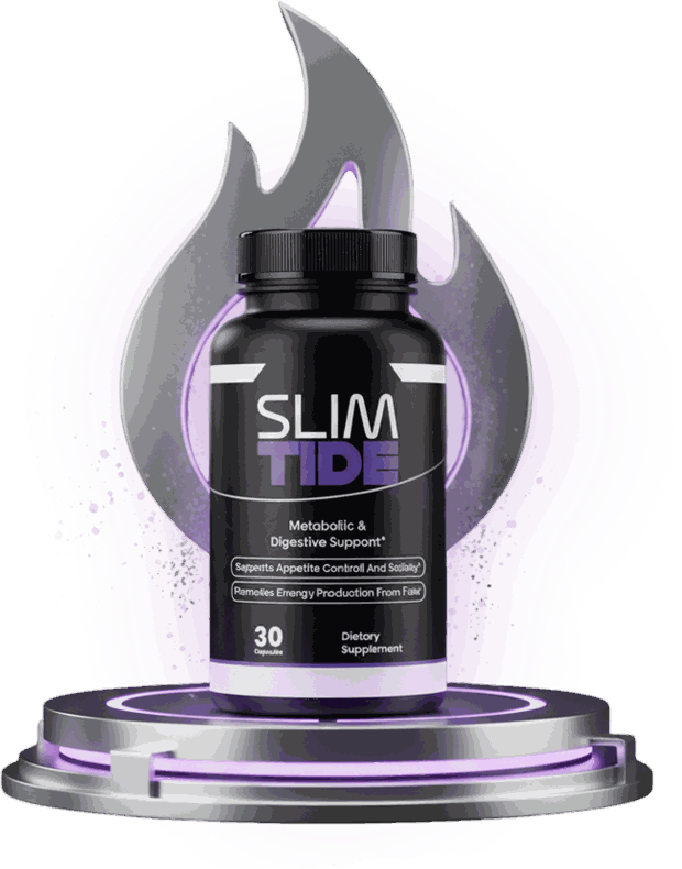 SlimTide bottle, 30 vegetarian capsules for metabolic and digestive support